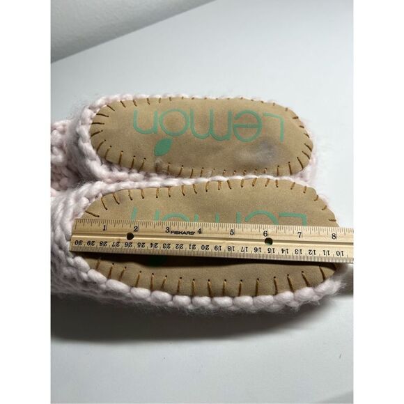 Anthropology Lemon - Cabin Cuffed Cute Bootie Pink Light Size 4 - Picture 8 of 10